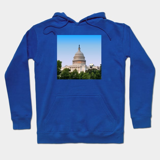 United States Capitol Building Hoodie by NeilGlover